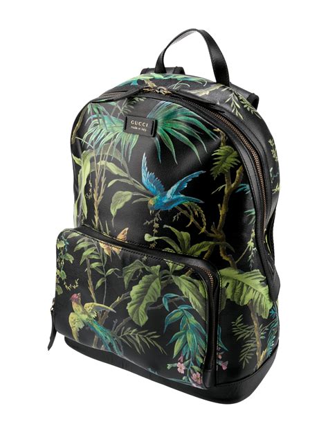 gucci tropical print backpack|gucci bags on amazon.